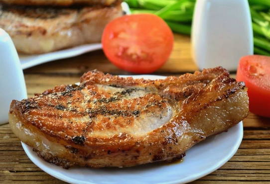 Pork loin chop