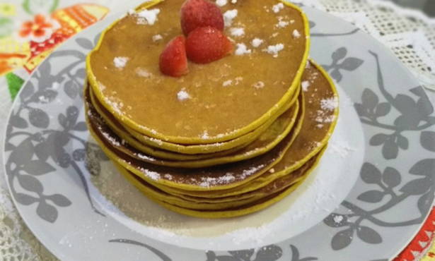 Pumpkin pancakes