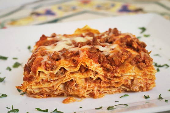 Microwave lasagna