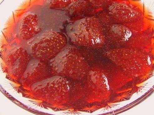 Confiture de fraises surgelée