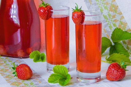 Compotée de fraises à la menthe