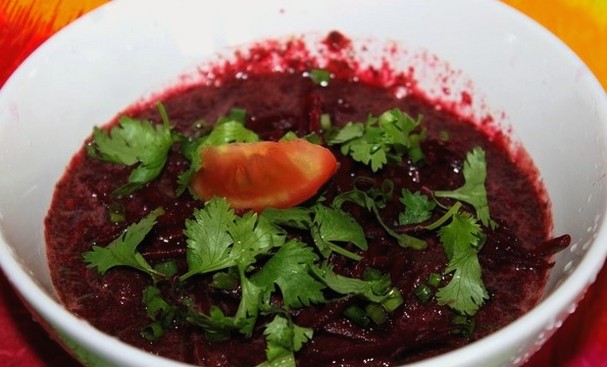 Beet gazpacho