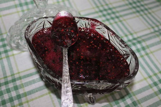 Confiture de framboise cinq minutes