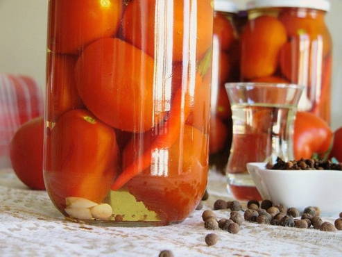 Tomates salées au sucre