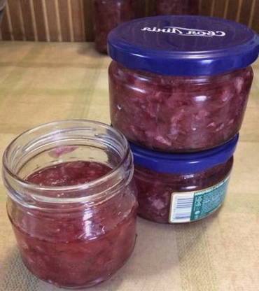 Confiture de cinq minutes à la rose au thé