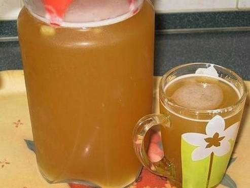 White kvass with horseradish