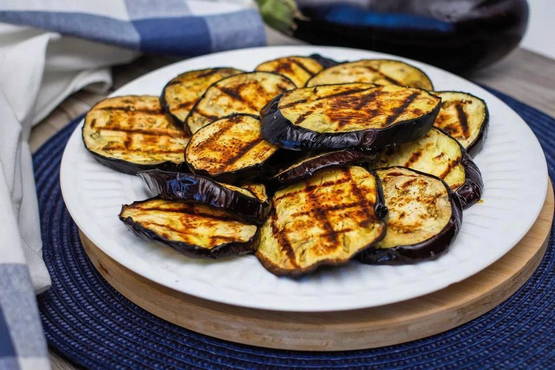 Grilled eggplants