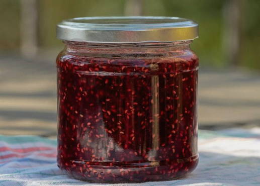 Confiture de framboises forestières