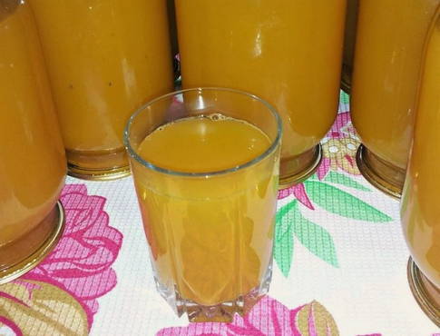 Jus de carotte à l'acide citrique pour l'hiver