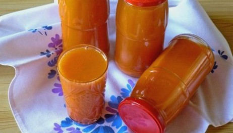 Jus de carotte sans sucre pour l'hiver