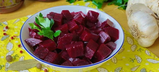 Pickled beets for cold borscht for the winter