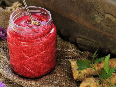 Beets with horseradish for the winter