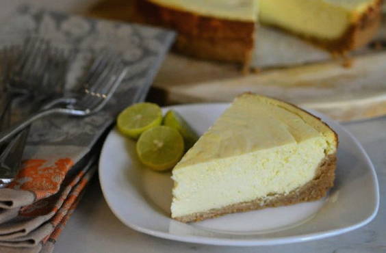 Classic ricotta cheesecake