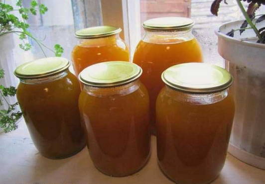 Pumpkin juice with orange and lemon for the winter