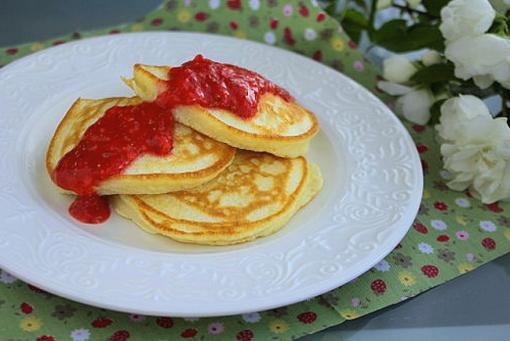 Kefir pancakes like in kindergarten