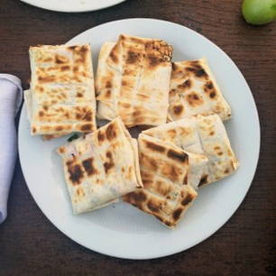 Lavash envelopes with suluguni cheese