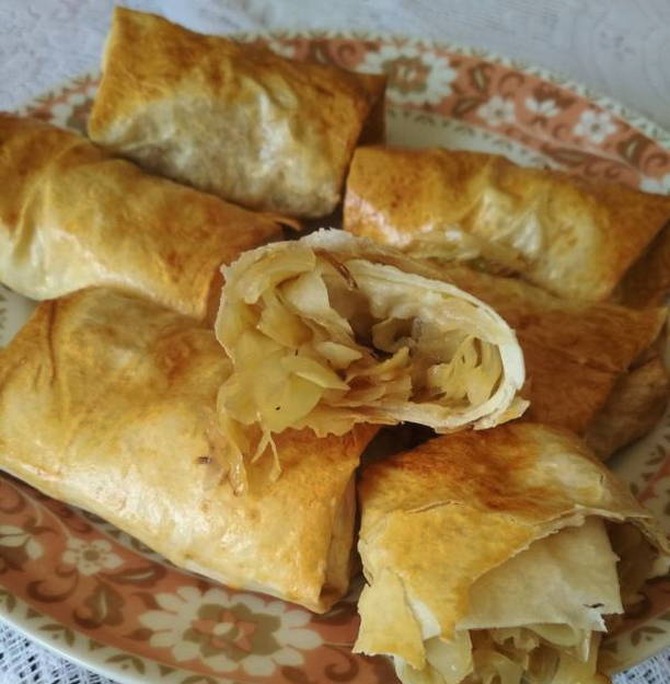 Tartes Lavash au chou au four