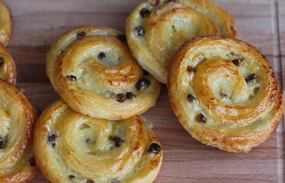 Escargots aux raisins en pâte feuilletée