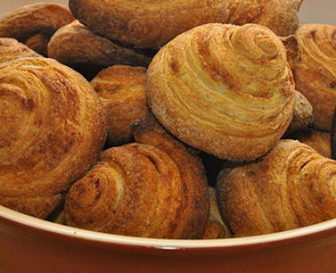 Escargots feuilletés à la cannelle