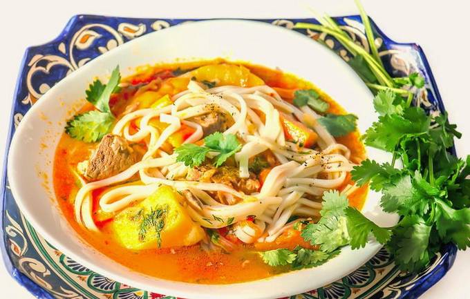 Lamb Lagman Soup