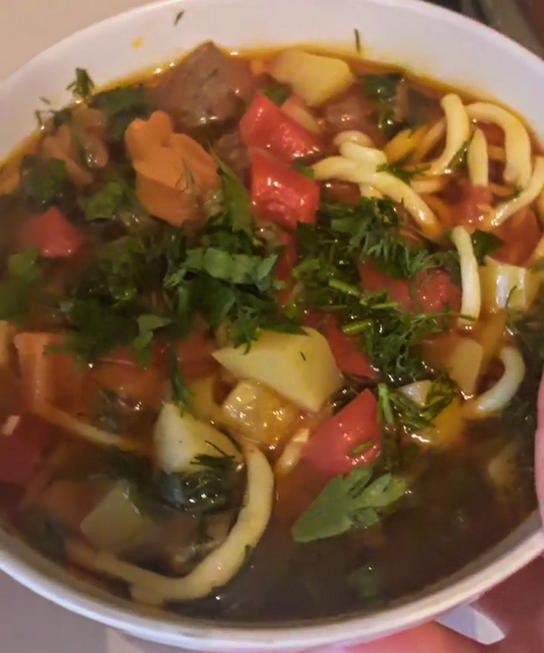 Lagman d'agneau ouzbek