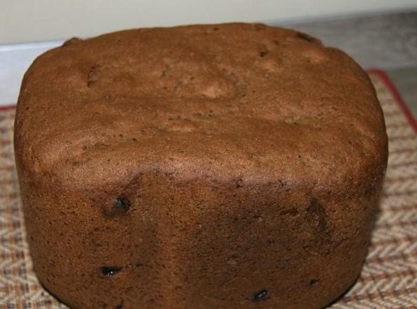 Rye bread with malt in a bread maker