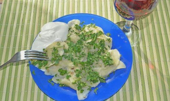 Raviolis aux pommes de terre et pleurotes