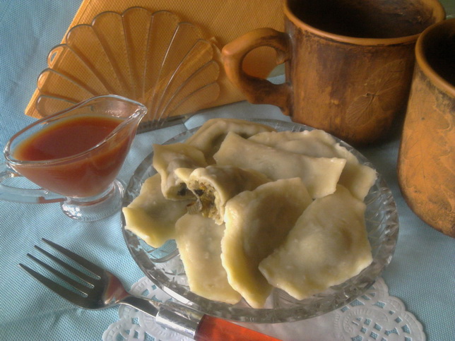 Raviolis aux pommes de terre et aux cèpes