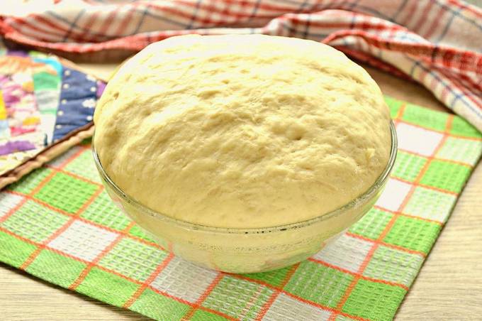 Sour milk yeast dough for pies