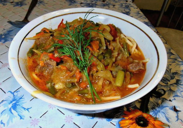 Lagman de boeuf ouzbek