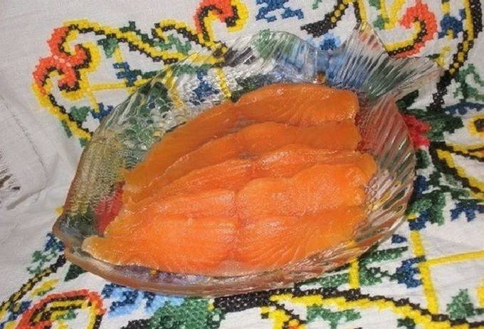 How to salt trout with vodka at home