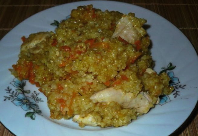 Bouillie de blé au poulet