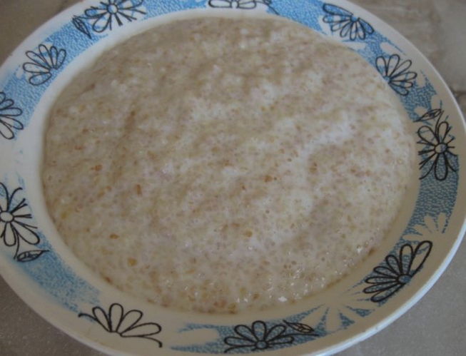 Bouillie de blé pour 1 litre de lait