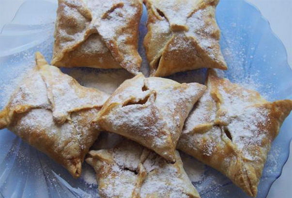 Enveloppes de pâte feuilletée aux pommes