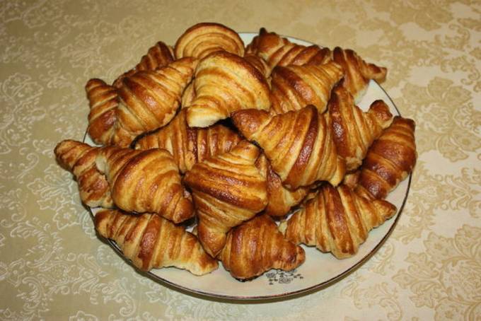 Croissants feuilletés sans garniture