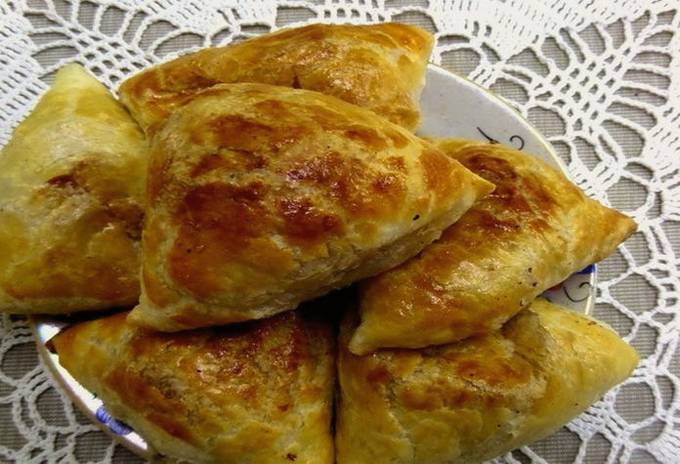 Samsa avec citrouille et viande en ouzbek