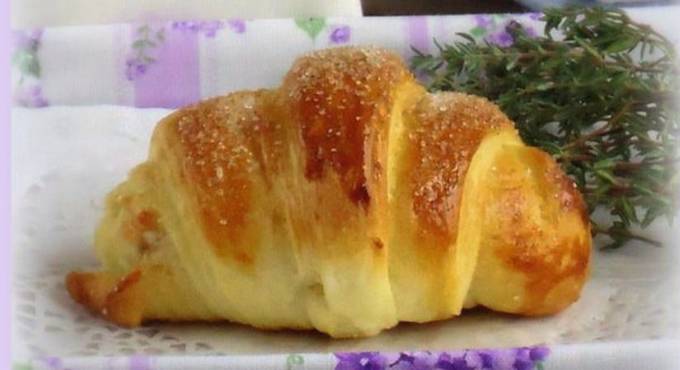 Bagels à la confiture de pâte feuilletée