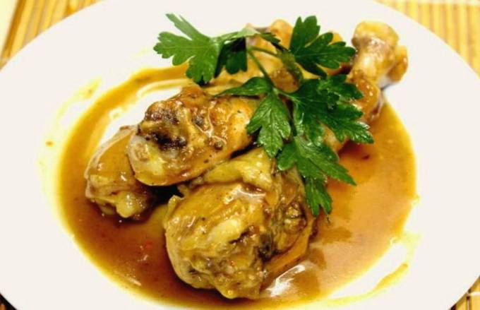 Pilons de poulet sauce moutarde au miel