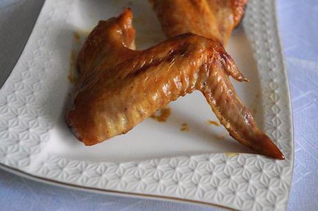 Oven crispy wings with honey