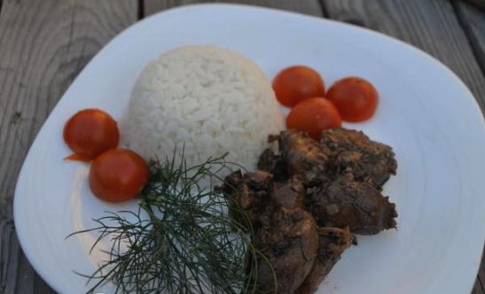 Foie de poulet à la crème dans une mijoteuse