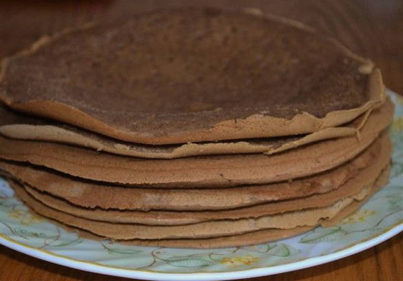 Kefir cakes for cake in a pan