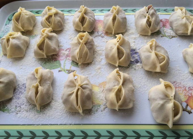 Dough for manti in a Panasonic bread maker