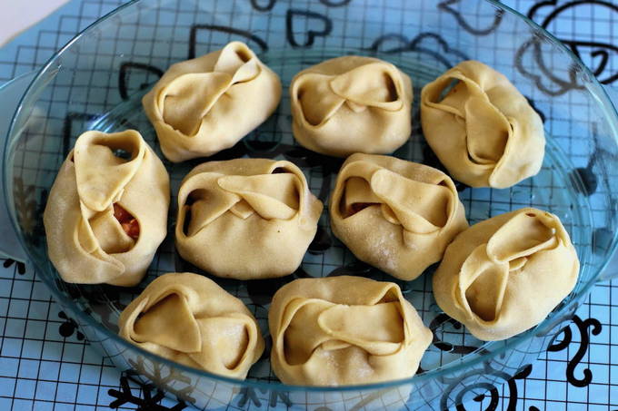 Dough for manti in a Redmond bread maker