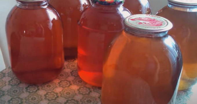 Birch sap with rose hips