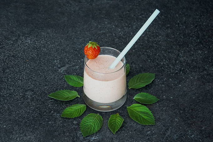 Smoothie Fraise Banane Yogourt