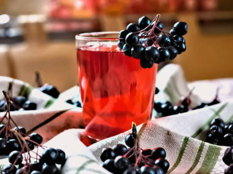 Blueberry compote with apples for the winter