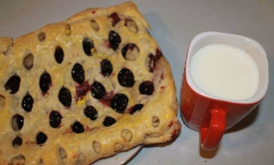 Pâte feuilletée au cassis surgelée