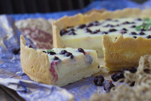 Tarte Gelée Au Cassis Et Crème Aigre