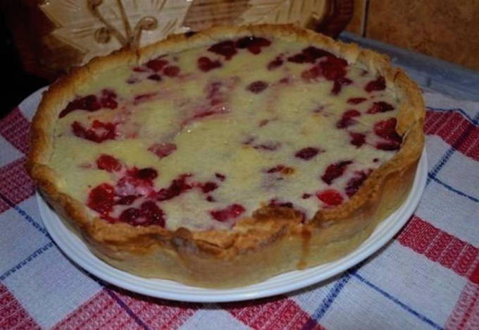 Tarte Tsvetaevsky aux airelles