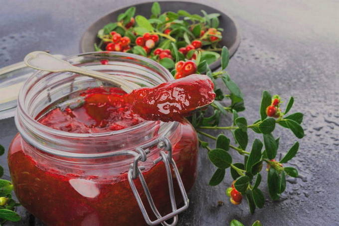 Gelée d'airelles pour l'hiver